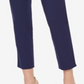 Tommy Hilfiger Women's Ashby Straight Leg Twill Dress Pants Blue Size 12