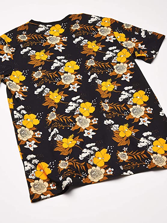 Puma Men's Trend All Over Print T-Shirt Black Size Medium