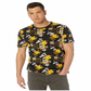 Puma Men's Trend All Over Print T-Shirt Black Size Medium