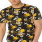 Puma Men's Trend All Over Print T-Shirt Black Size Medium