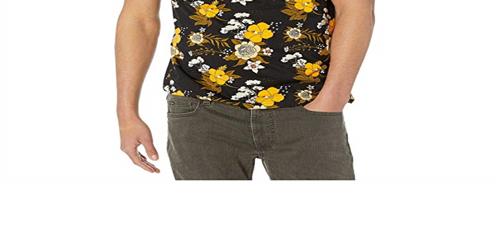 Puma Men's Trend All Over Print T-Shirt Black Size Medium
