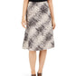 IINC International Concepts Women's Snake Print Drape Pencil Skirt Black Size X-Large