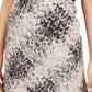 IINC International Concepts Women's Snake Print Drape Pencil Skirt Black Size X-Large