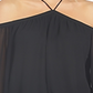 1.STATE Women's Off the Shoulder Halter Neck Blouse Black