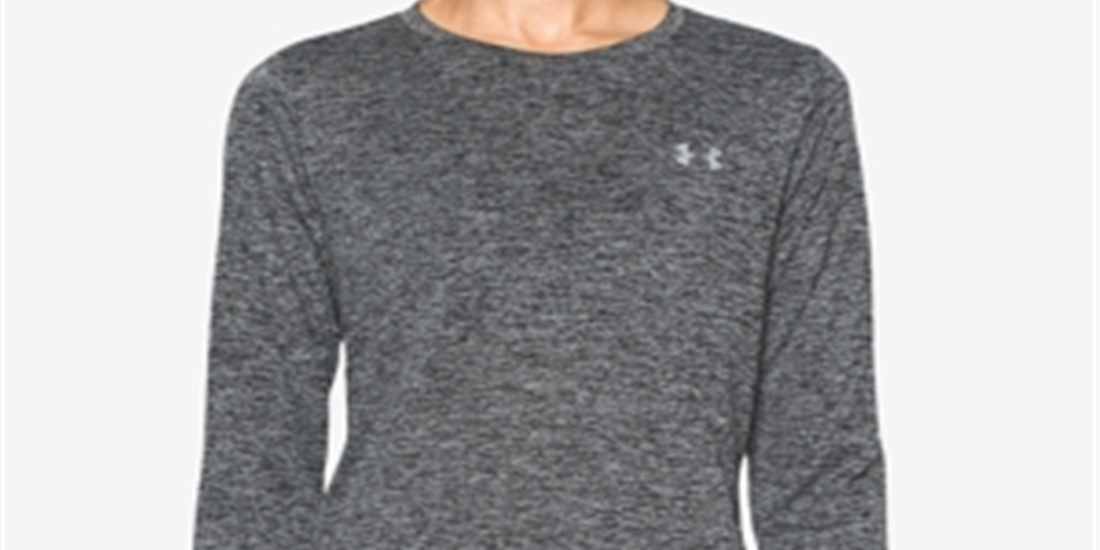 Under Armour Women's UA Tech LS Crew Twist Top Black Size Large