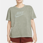 Nike Women's Sportswear Rebel Cotton T-Shirt Green Size Medium