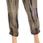 Rewash Junior's Tie Dyed Jogger Pants Blue Size X-Small