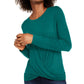 INC International Concepts Women's Twisted Top Green Size X-Small