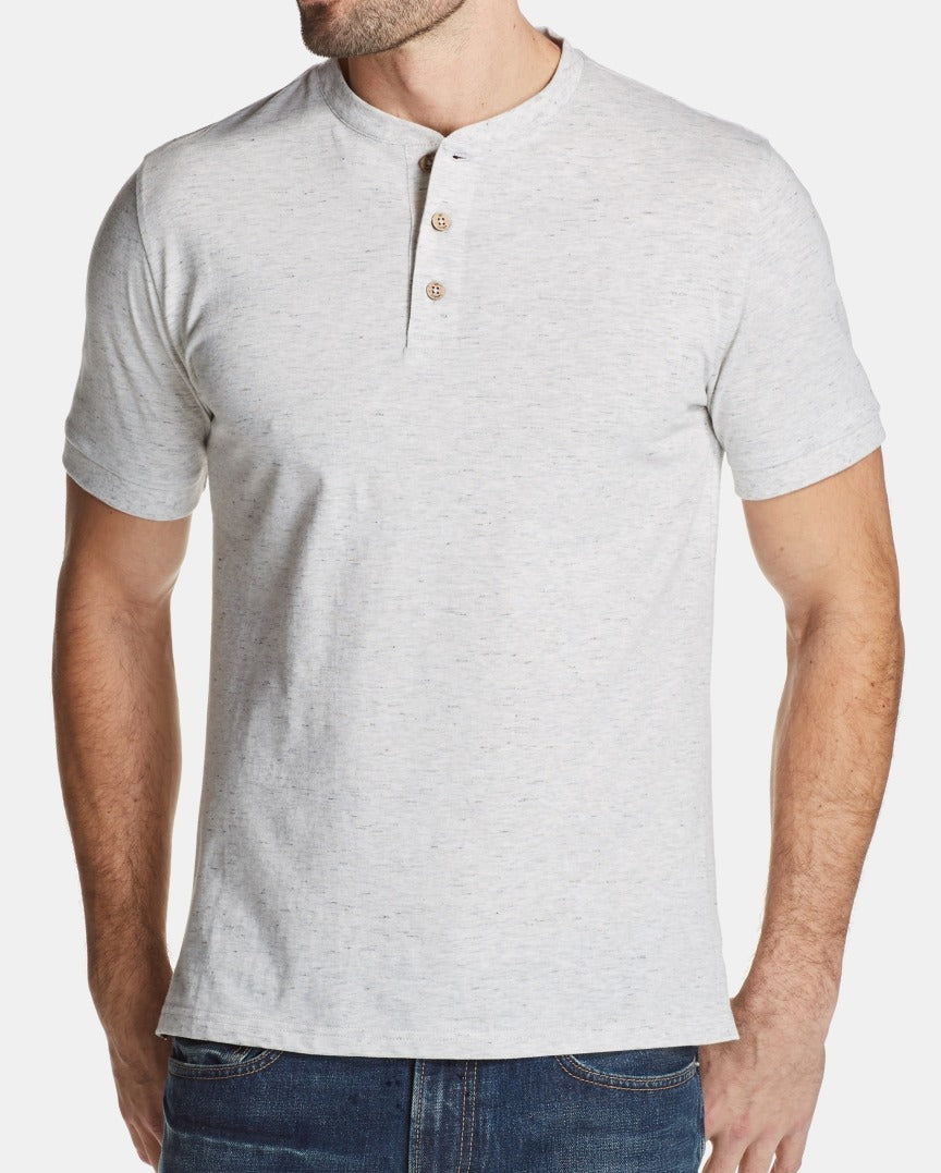 Weatherproof Vintage Men's Vintage Henley Shirt Gray Size Small