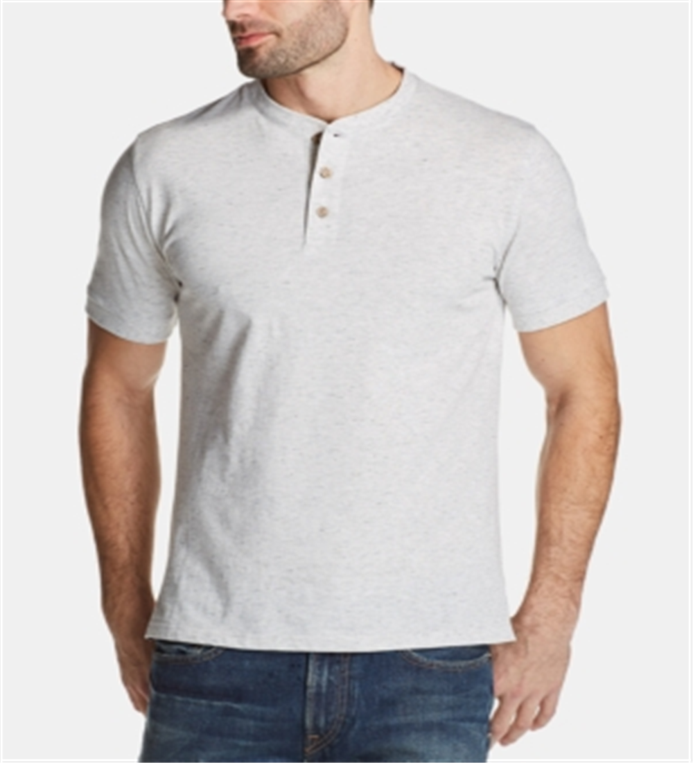 Weatherproof Vintage Men's Vintage Henley Shirt Gray Size Small