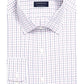 Club Room Men's Classic Regular Fit Wrinkle Resistant Plaid Dress Shirt White Size 15X32X33