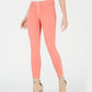 Hudson Women's Barbara Skinny Leg High Rise Stretch Jeans Orange Size 29X30