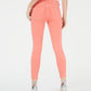 Hudson Women's Barbara Skinny Leg High Rise Stretch Jeans Orange Size 29X30