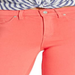 Hudson Women's Barbara Skinny Leg High Rise Stretch Jeans Orange Size 29X30