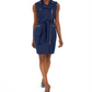 Calvin Klein Women's Moto Sheath Dress -Purple Size 4