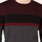 Alfani Men's Ottoman Striped Sweater Gray Size X-Large