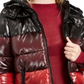 GUESS Women's Gina Ombre Puffer Coat Black Size L