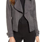 Anne Klein Women's Wide Lapel Belted Cuff Blazer Gray Size 14