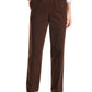 Alfred Dunner Women's Classics Twill Pull on Pants Brown Size 10