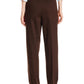 Alfred Dunner Women's Classics Twill Pull on Pants Brown Size 10