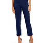 NY Collection Women's Straight Leg Pull on Pants Blue Size Petite XL-