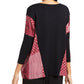 Alfani Women's Contrast Trim Poncho Sweater Black Size X-Small
