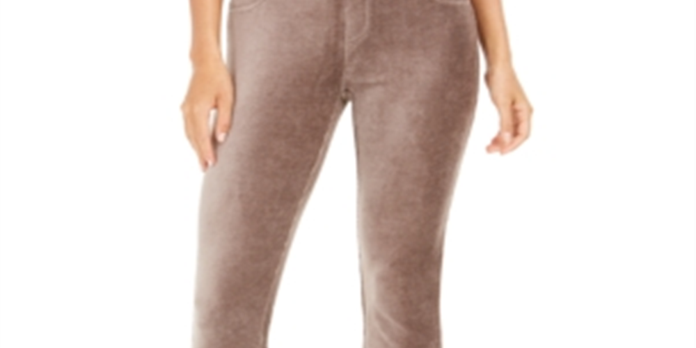 Style & Co Women's Skinny Corduroy Pants Brown Size X-Small