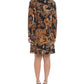 Karen Kane Women's Paisley Print Erin a Line Dress Black Size S