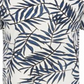 American Rag Men's Leaf Lines V Neck T-Shirt -Blue Size Medium