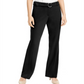Alfani Women's Belted Straight Leg Pants Black Size 12