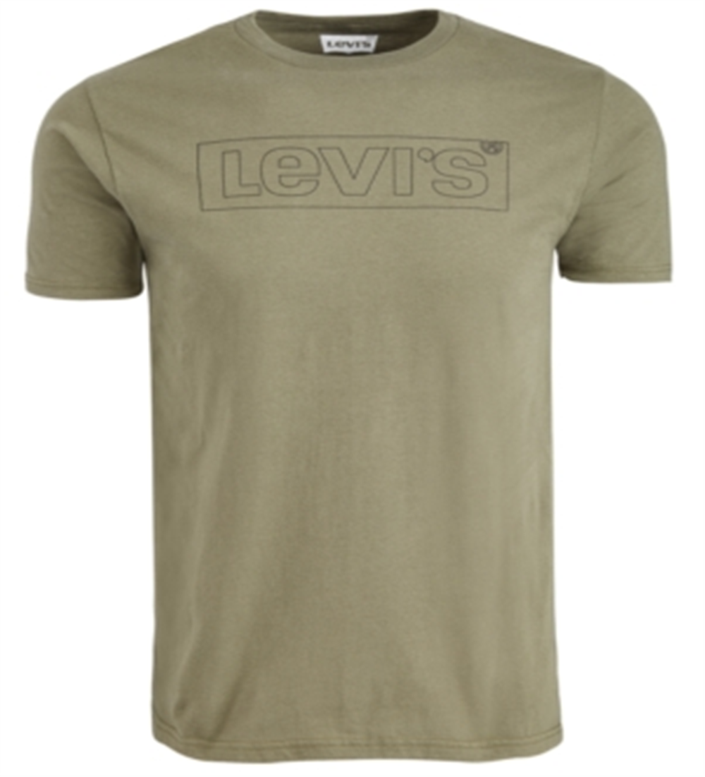 Levi's Men's Boxed Logo T-Shirt Green Size Medium
