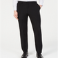DKNY Men's Modern Fit Stretch Solid Suit Pants Black Size 31X30