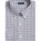 Club Room Men's Classic Regular Fit Gingham Check Performance Dress Shirt Grey Size 32X33