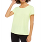 Ideology Women's Fitness Running Shirts & Tops Yellow Size Medium