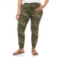 Celebrity Pink Junior's Camo Print High Rise Skinny Jeans Green Size 9