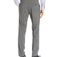 Kenneth Cole Reaction Men's Stretch Heather Glen Plaid Slim Fit Flat Front Dress Pants Grey Size 40X32