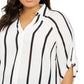 Alfani Women's Plus Printed Super Tunic White Size 1X