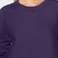 Karen Scott Women's Crewneck Fleece Sweatshirt Purple Size Petite P