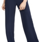 Trixxi Women's Spaghetti Strap V Neck Wide Leg Evening Jumpsuit Blue Size 1