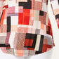 JM Collection Women's Printed 3/4 Sleeve Top Orange Size Petite L
