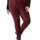 Style & Co Women's Plus Corduroy Leggings Purple Size 0X
