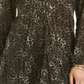 Style & Co Women's Floral Print Tie Shirt Green Size Petite L
