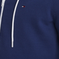 Tommy Hilfiger Men's Full Zip Hooded Sweater, Blue Depths Size Medium