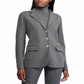 Ralph Lauren Women's Knit Cotton Blazer Gray Size Petite Small