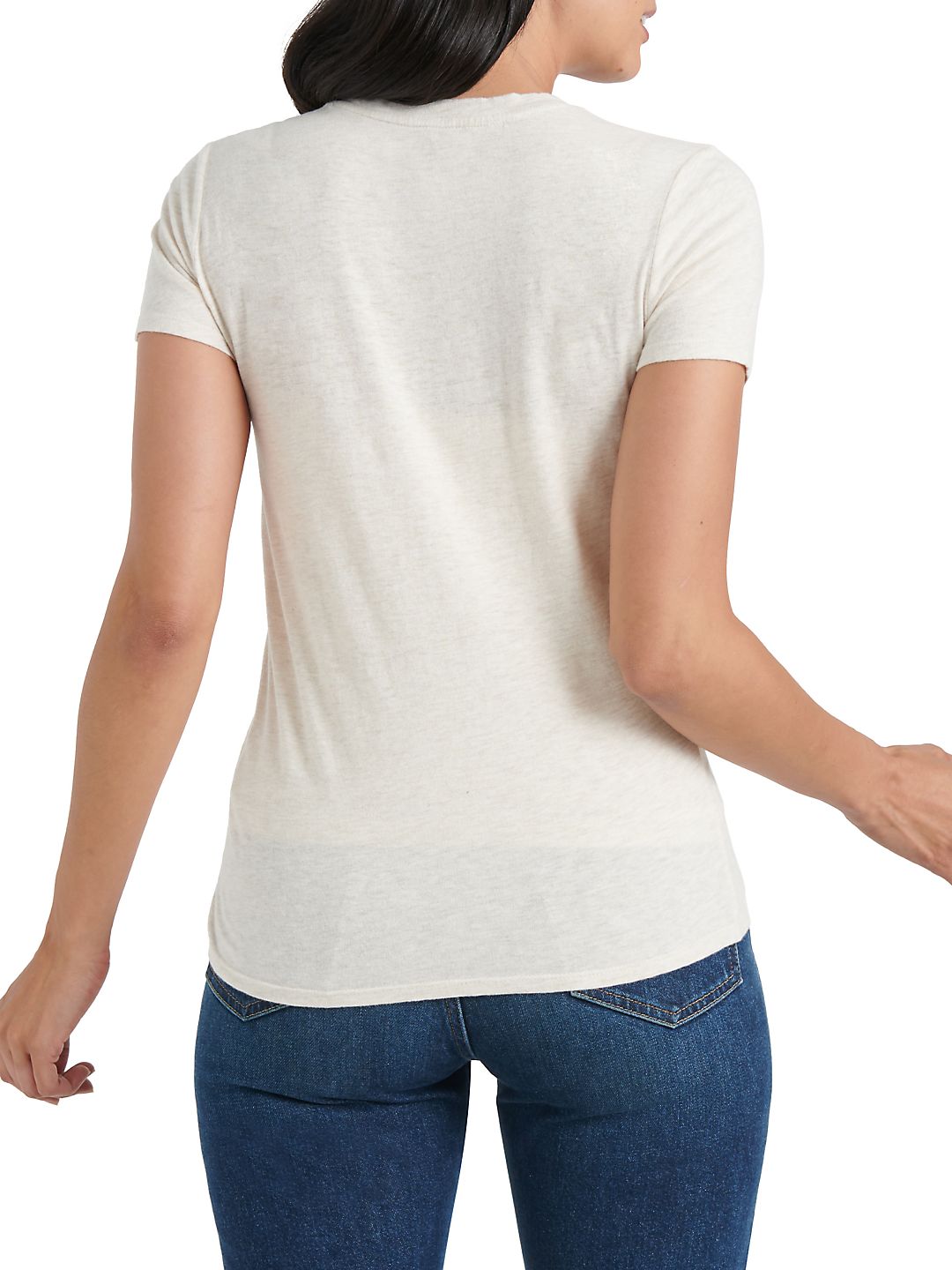 Lucky Brand Women's Butterfly Graphic T-Shirt Beige Size Large