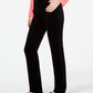 Charter Club Women's Lexington Tummy Control Corduroy Pants Black Size 20X5