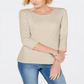 Karen Scott Women's Scoop Neck Top Brown Size XX-Large