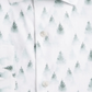 Bar III Men's Stretch Snowy Forest Print Dress Shirt Green Size 14X14
