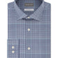 Michael Kors Men's Slim Fit Plaid Top Button Down Shirt -Blue Size 16X34-35
