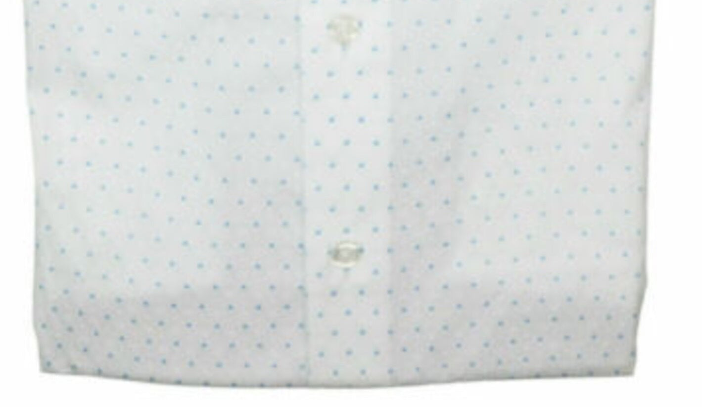 Alfani Men's White Collared Dress Shirt White Size 15.5X32-33